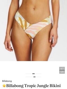 ☀️ Billabong Tropic jungle Fiji reversible bottoms ☀️